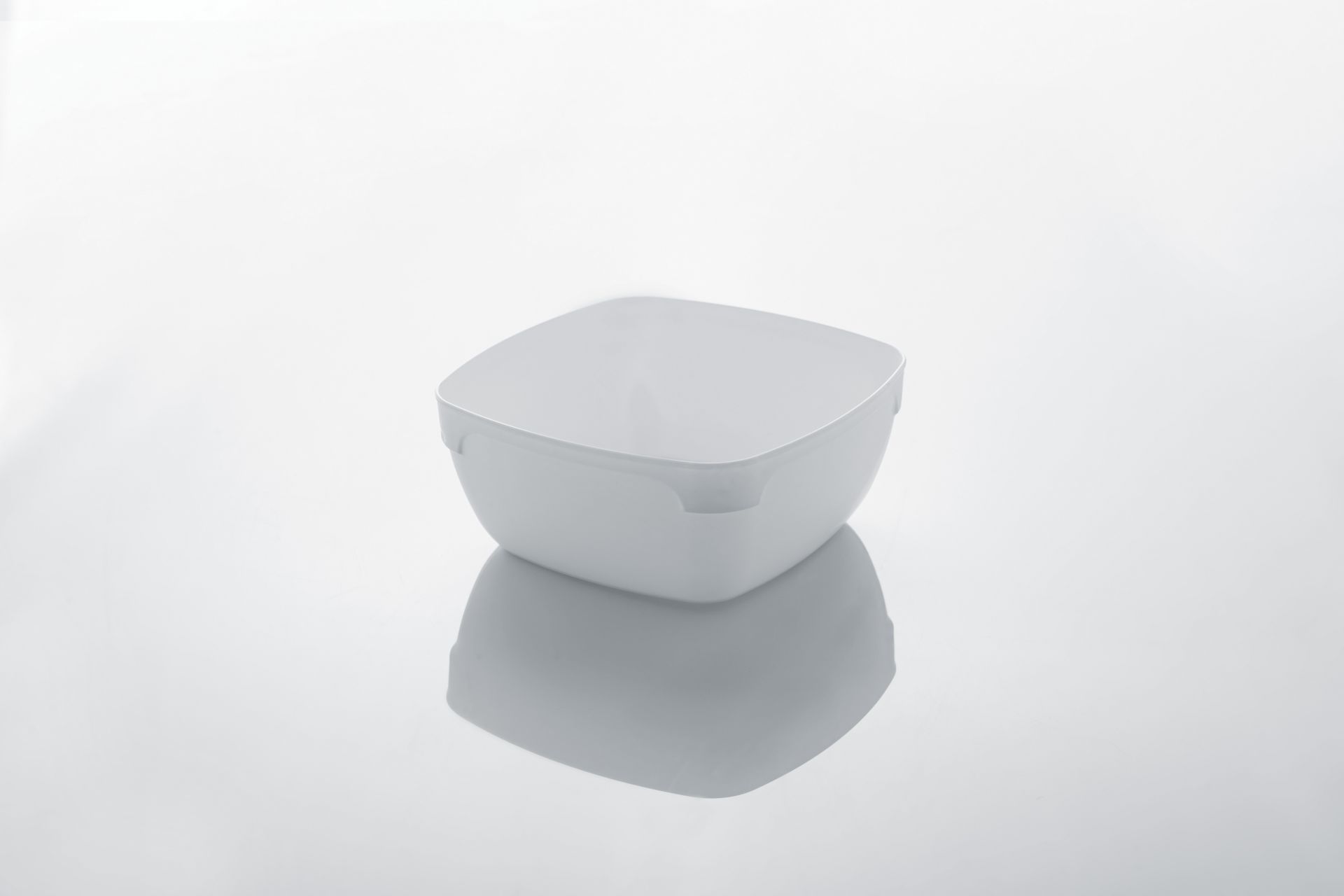 Tek kullanımlık Kristal Kare Kase 300 ml SBD 11 